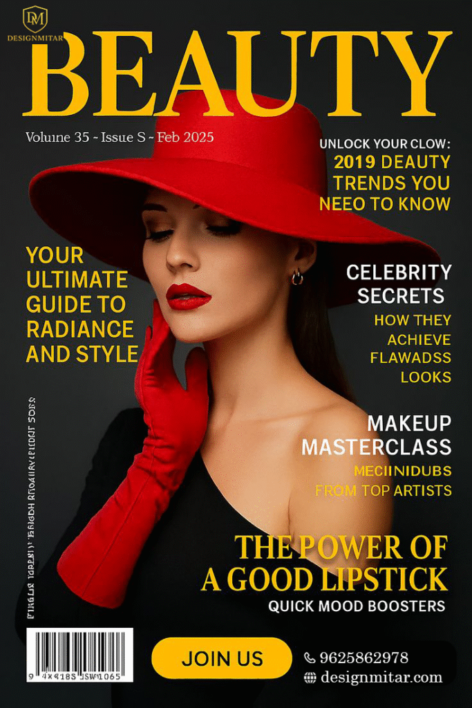 Graphic Design services Magazine cover